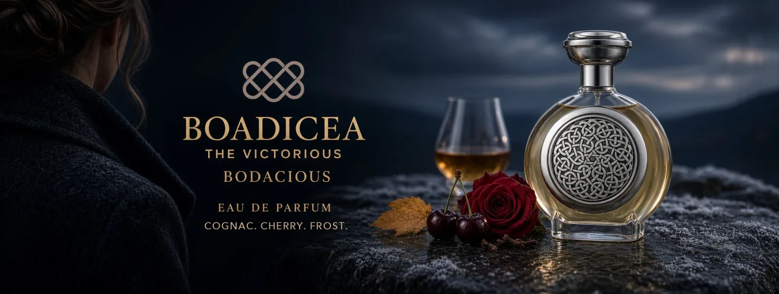 Boadicea the Victorious Bodacious — cognac, cherry, frost